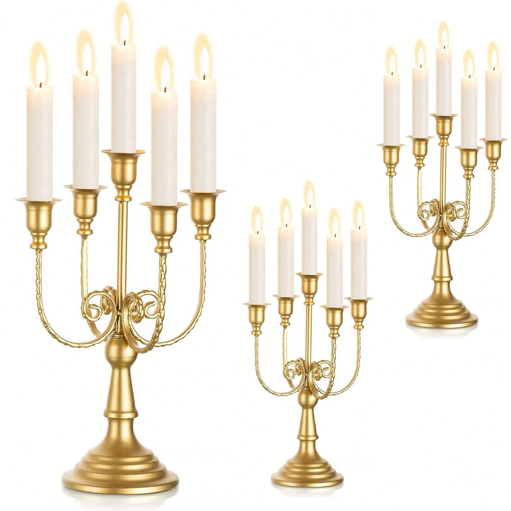 Pack 11.8Inch Gold Candelabra  - Home Decor Gold review and price